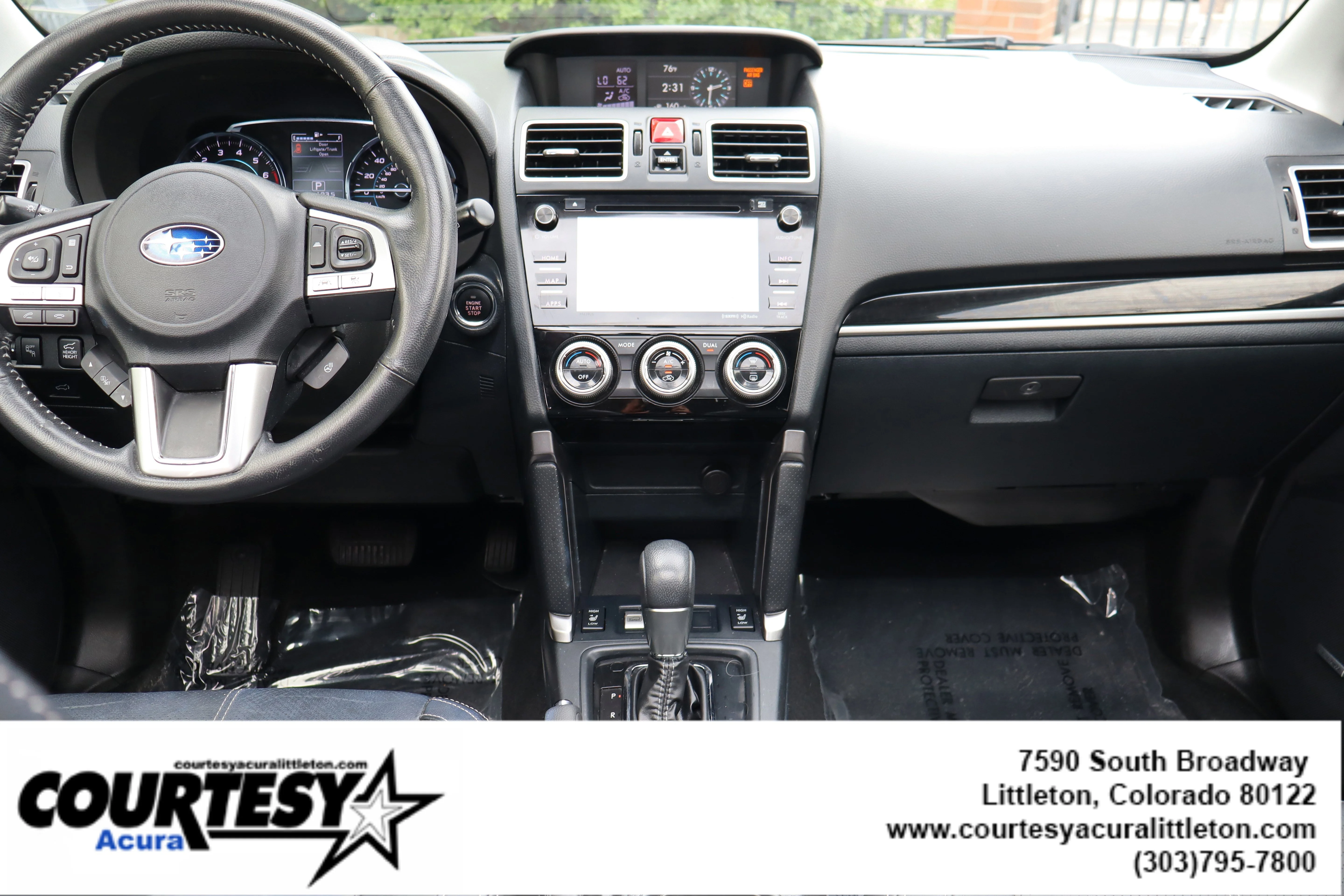 Used 2018 Quartz Blue Pearl Subaru Touring image 9