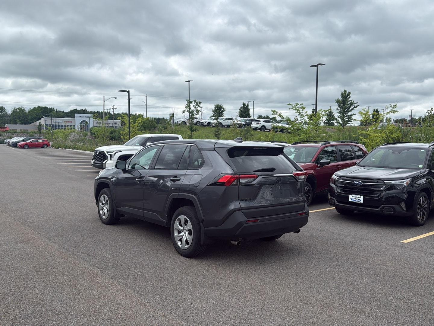 Used 2024 Magnetic Gray Metallic Toyota LE image 5