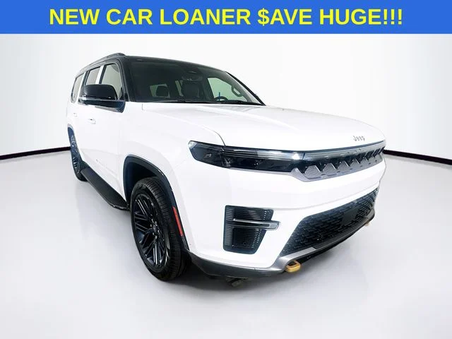 New 2026 Bright White Clear-Coat Exterior Paint Jeep Grand Wagoneer image 1