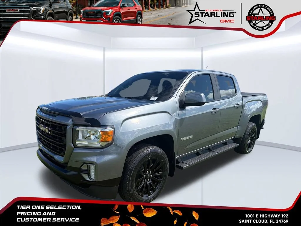 Used 2022 SATIN STEEL METALLIC GMC 2WD Elevation image 1