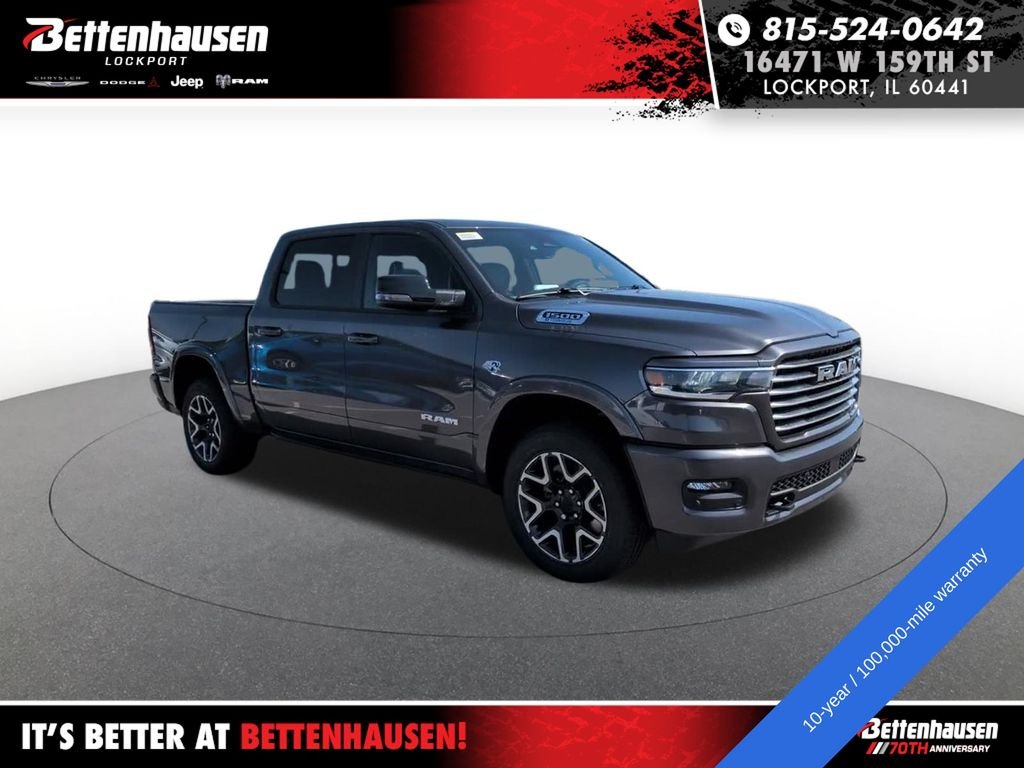 New 2026 Granite Crystal Metallic Clear-Coat Exterior Paint RAM Laramie image 3