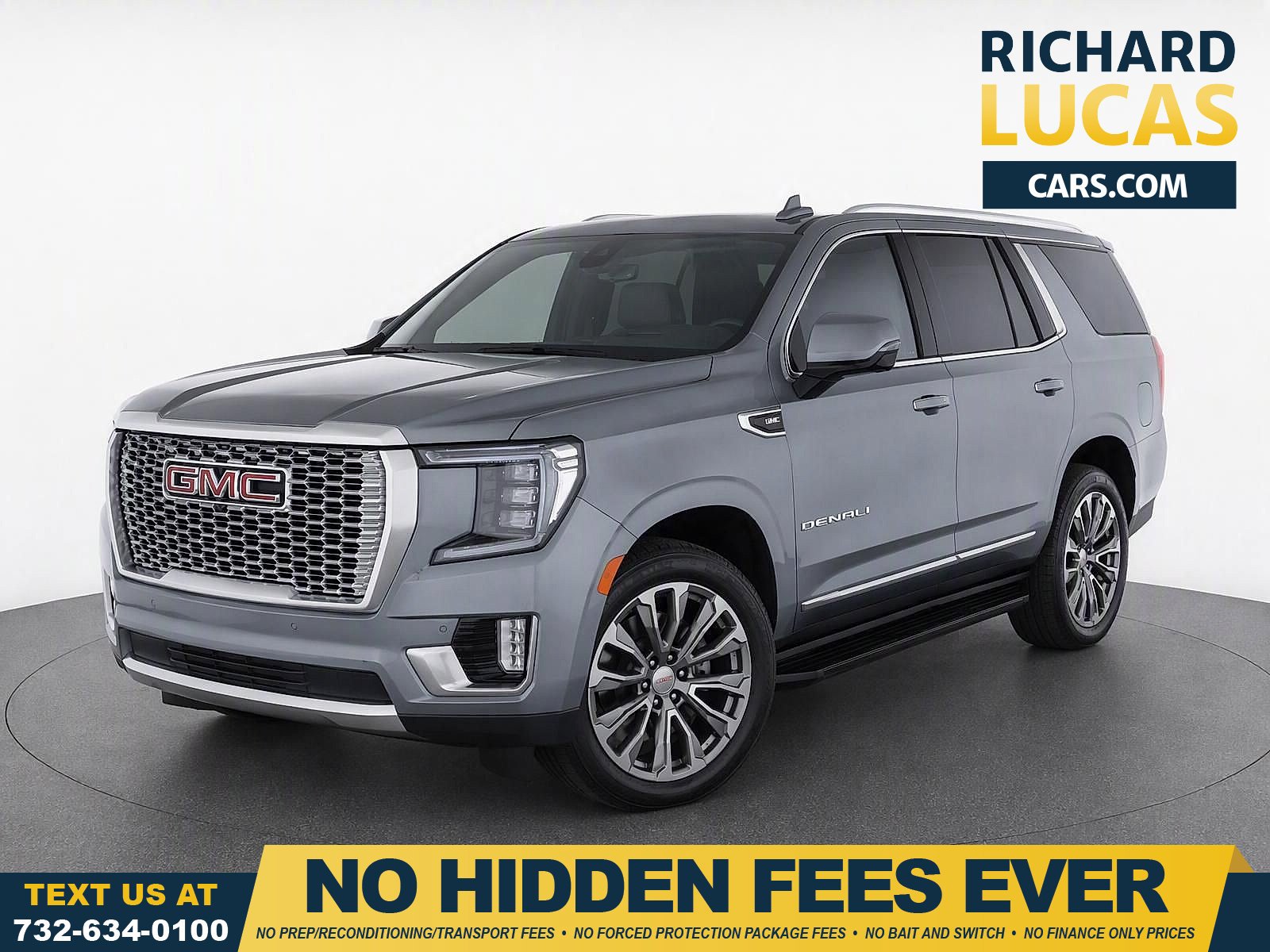 Gray (SATIN STEEL METALLIC) 2021 GMC Yukon SUV / Crossover Four-Wheel Drive 