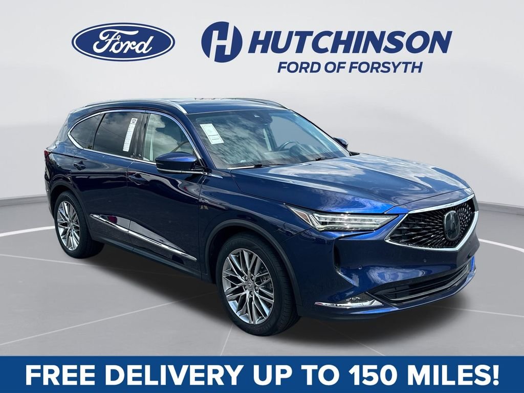 Blue 2023 Acura MDX SUV / Crossover All-Wheel Drive