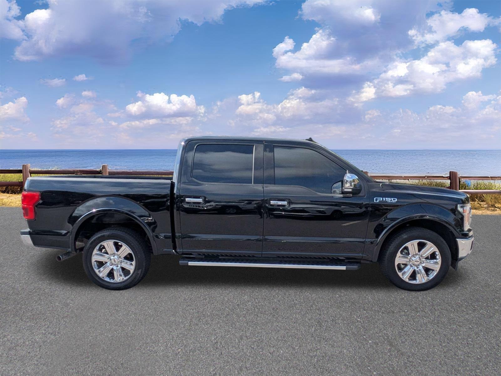 Used 2020 Agate Black Ford Lariat image 9
