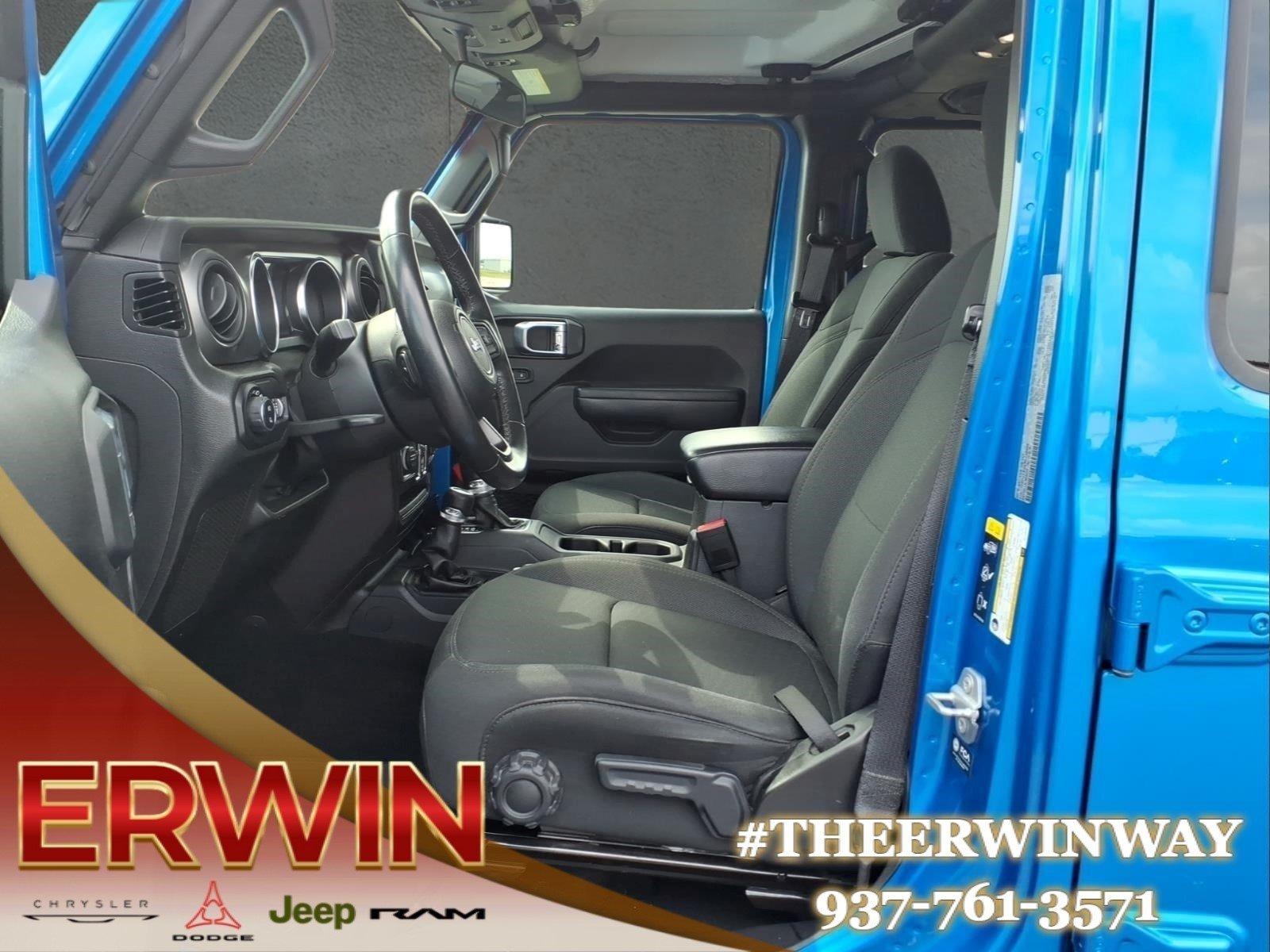 Used 2022 Hydro Blue Pearl Coat Jeep Willys image 13