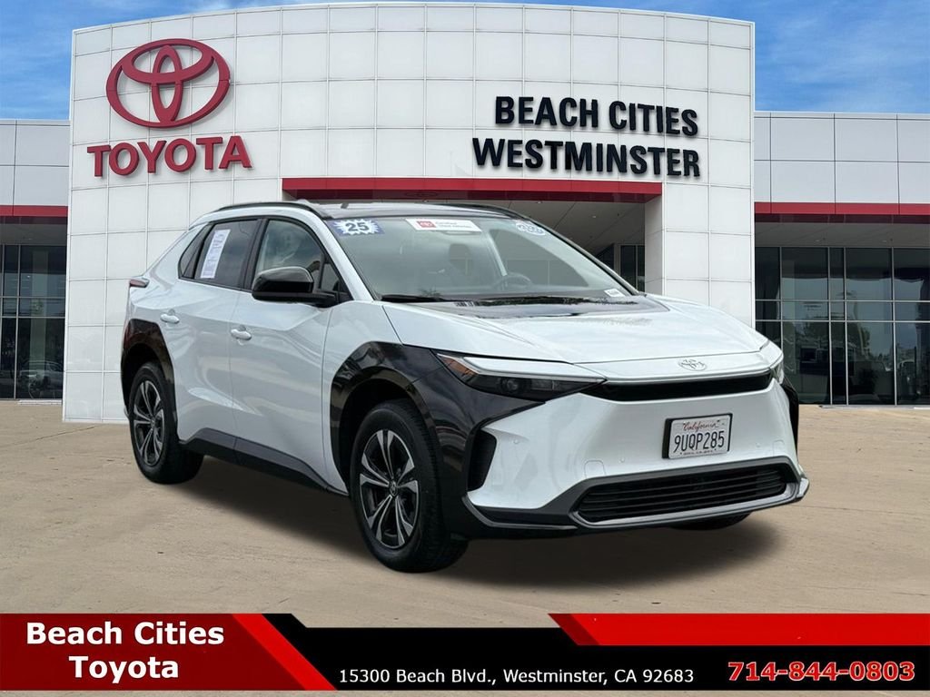 Used 2025 Toyota bZ4X XLE with VIN JTMAAAAA1SA073731 for sale in Westminster, CA