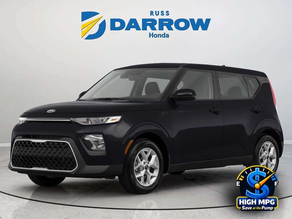 Used 2021 Black Kia EX image 1