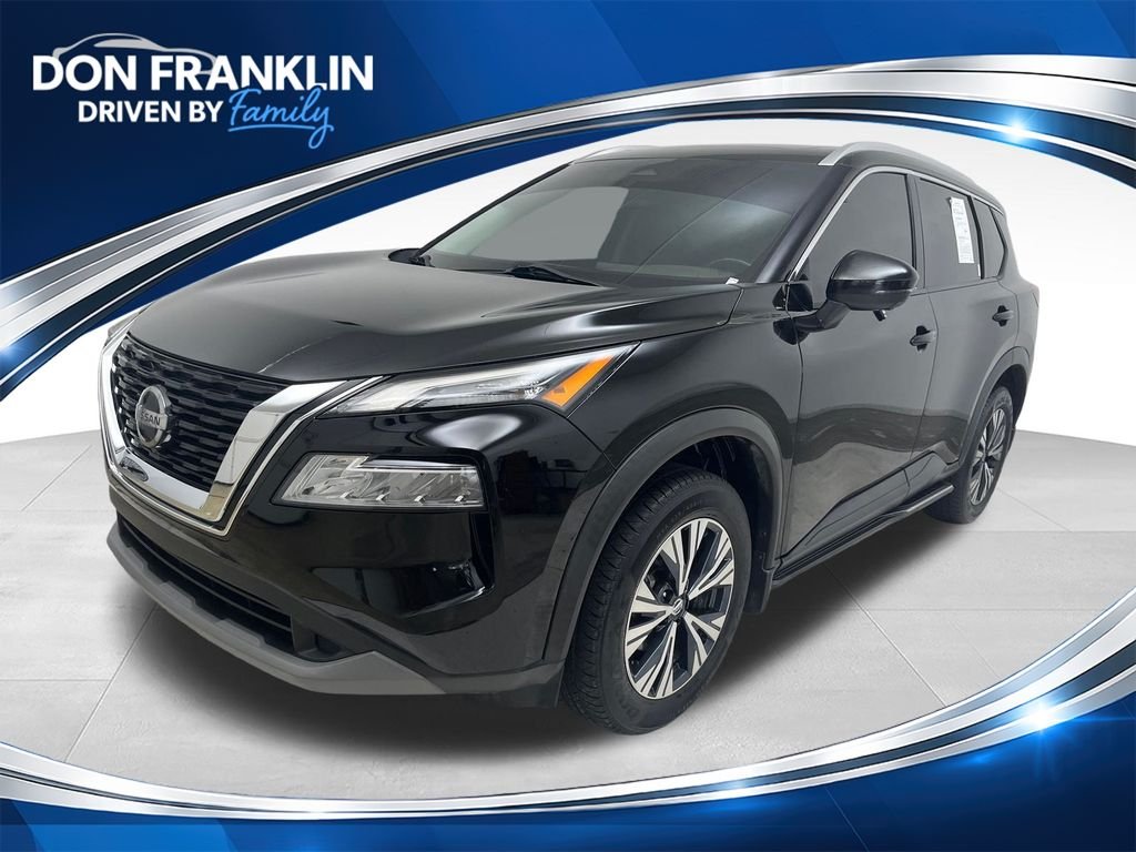 Used 2021 Black Nissan SV image 1