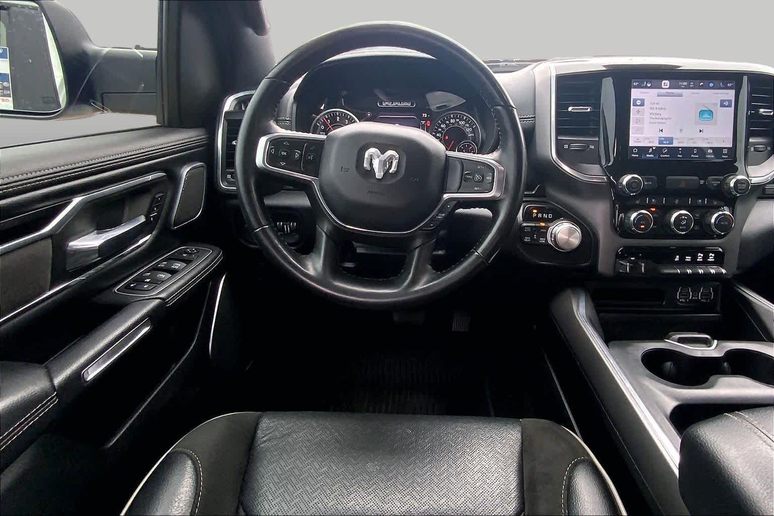 Used 2022 Bright White Clearcoat Ram Laramie image 6