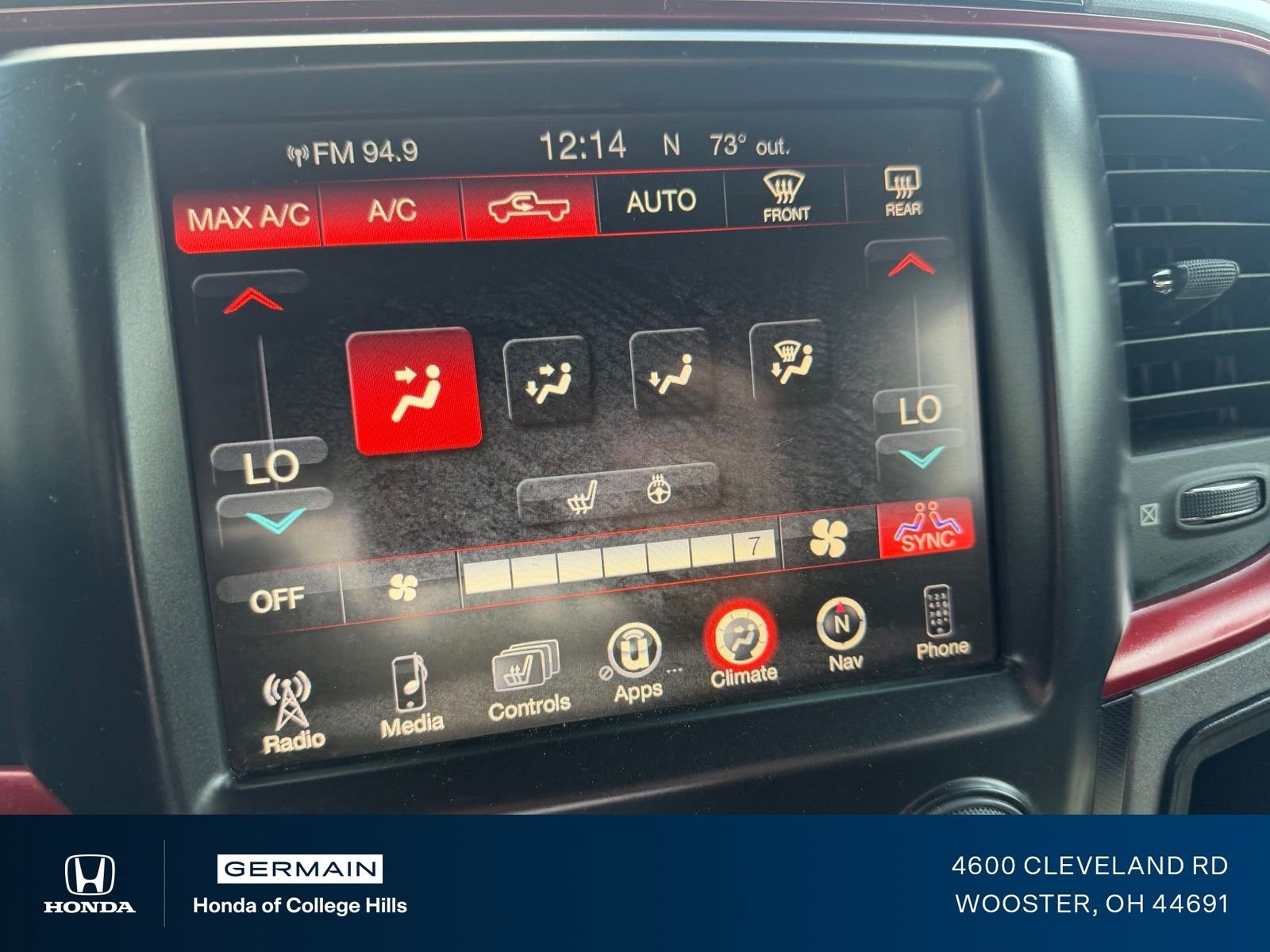 Used 2017 Flame Red Clearcoat Ram Rebel image 20