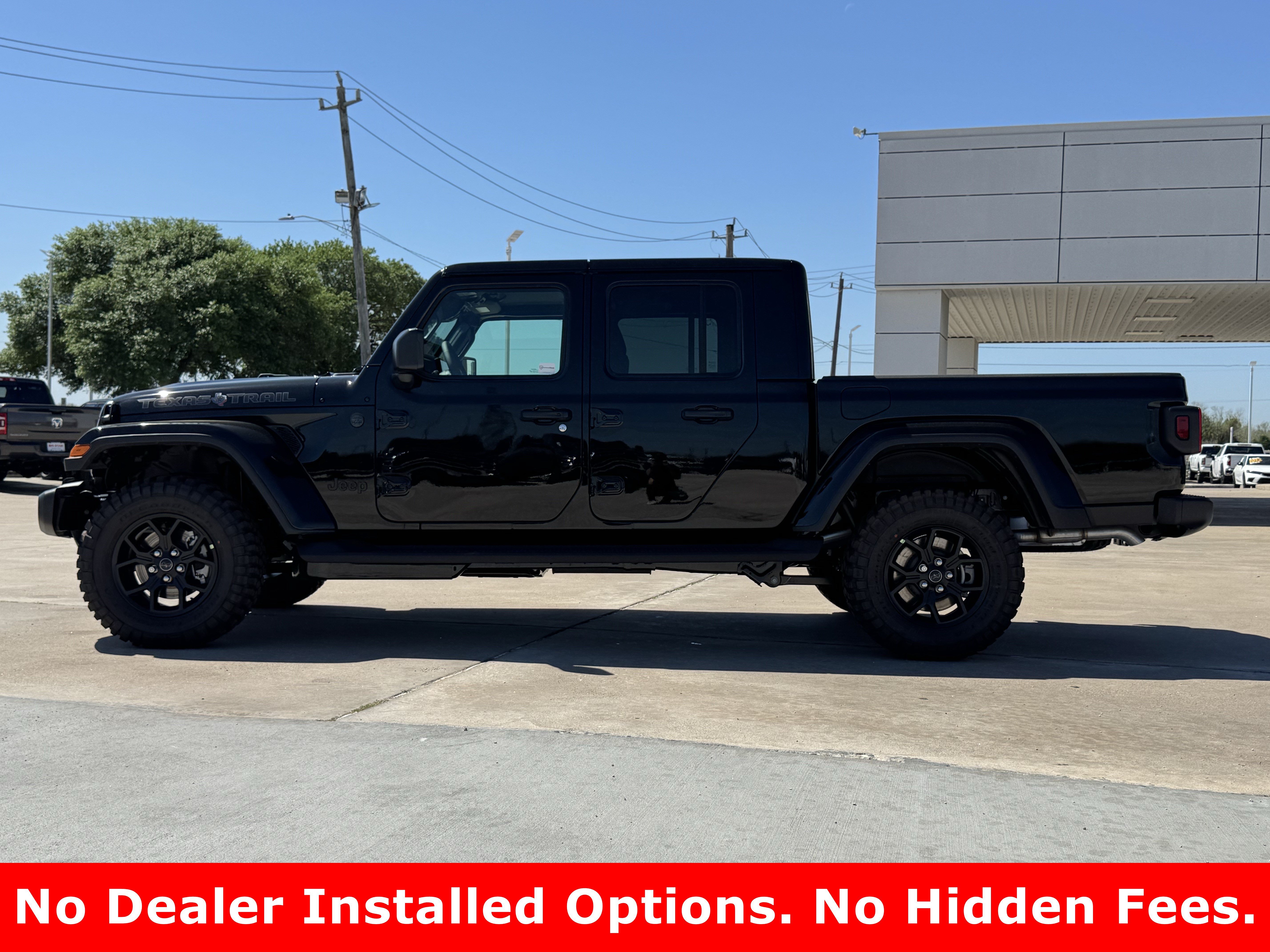 New 2026 Black Clear-Coat Exterior Paint Jeep Texas Trail image 6