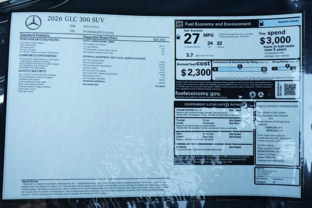 New 2026 Graphite Grey Metallic Mercedes-Benz GLC 300 image 60