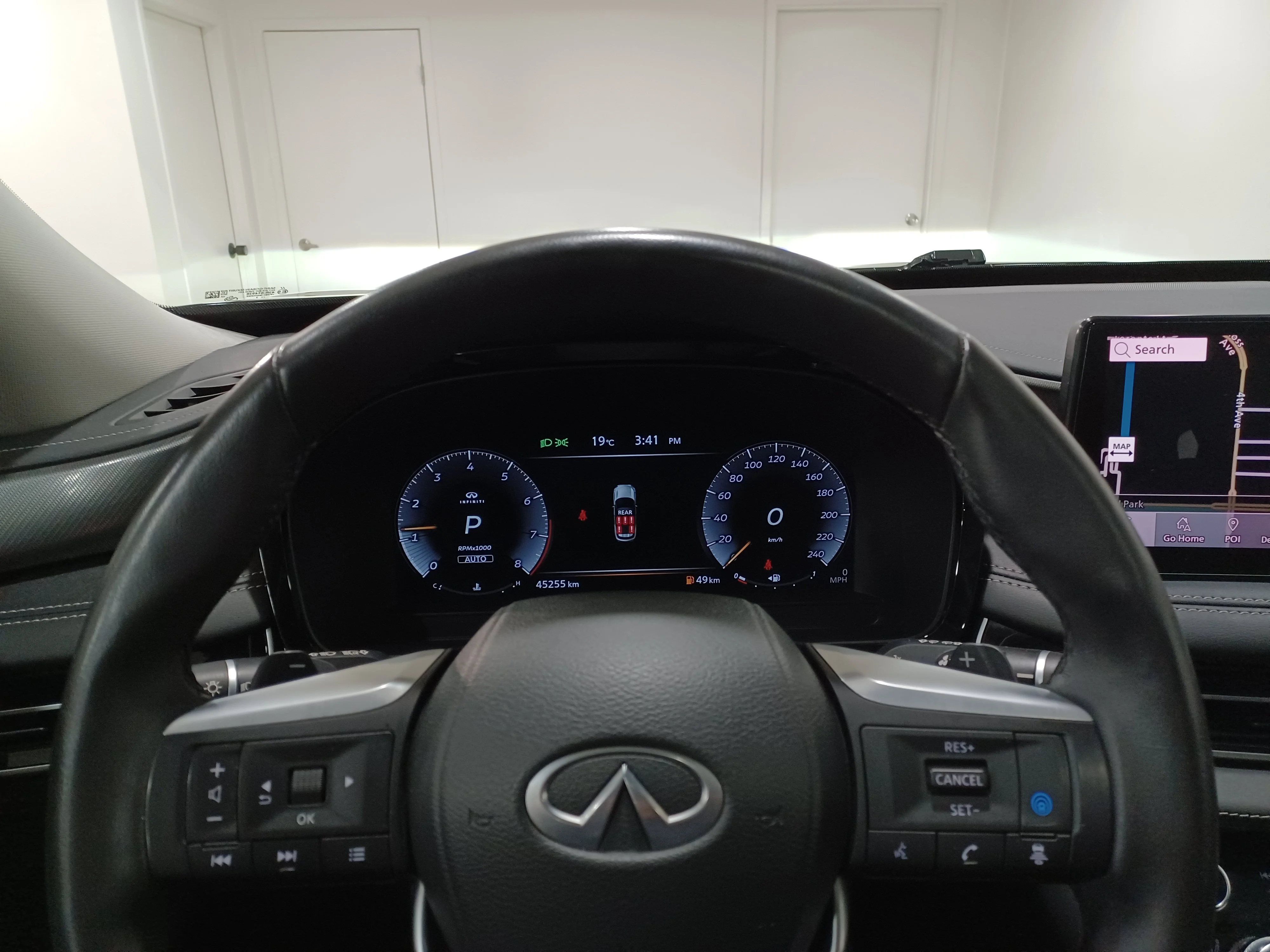 Certified Used 2024 Mineral Black Pearl INFINITI Luxe AWD*7 Pass | Adapt Cruise | Remote Start | Nav | 360 Cam | Htd Leather | Pano Roof | Htd Wheel image 16