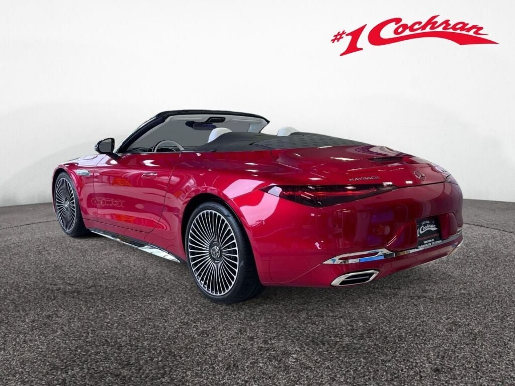 New 2026 MANUFAKTUR Garnet Red Metallic (Red Ambiance) Mercedes-Benz Maybach SL 680 Monogram Series image 9