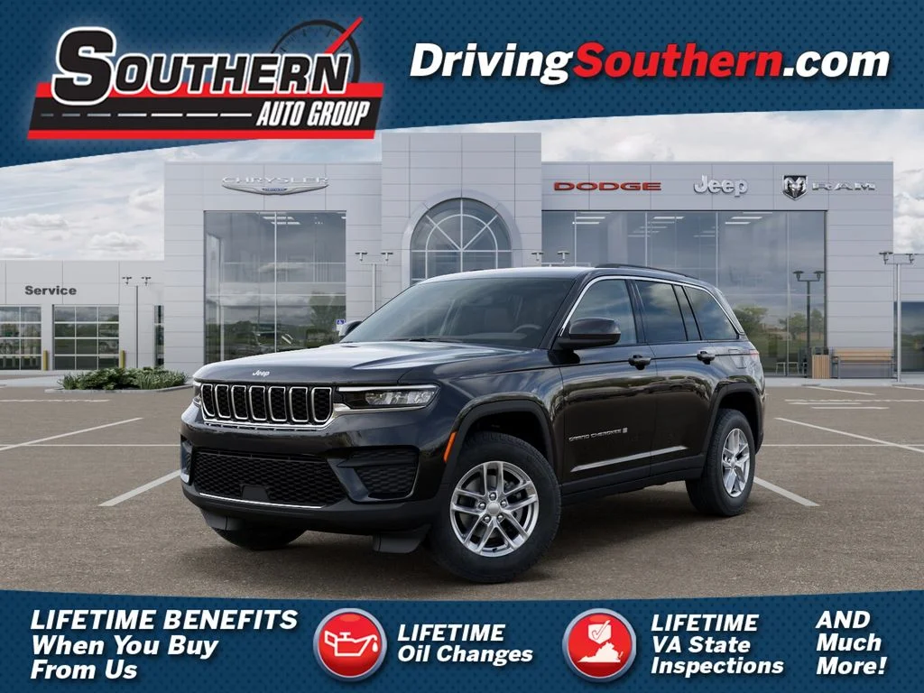 New 2026 Diamond Black Crystal Pearlcoat Jeep Laredo image 1