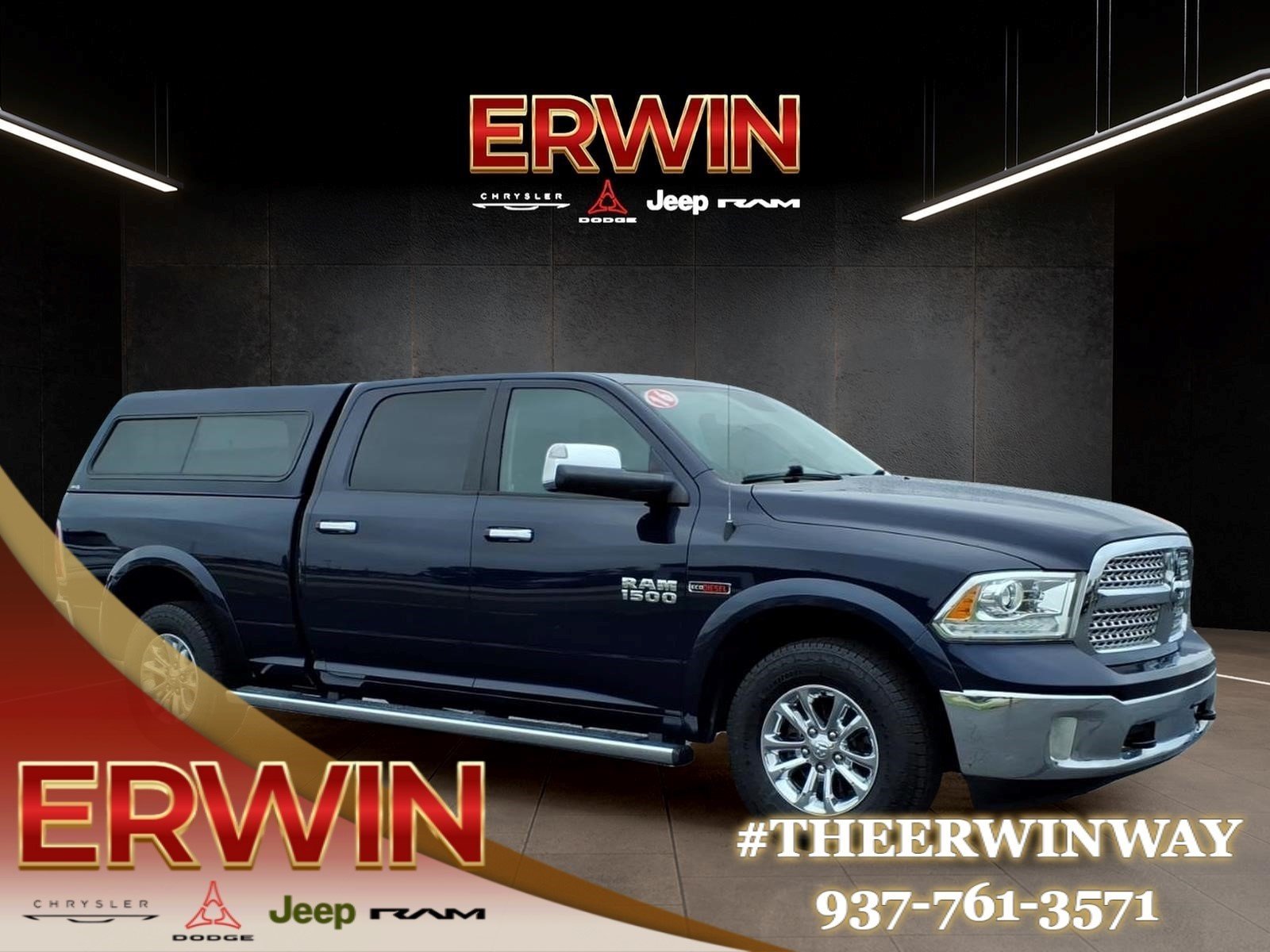 Used 2016 Blue Streak Pearl Coat RAM Laramie image 1