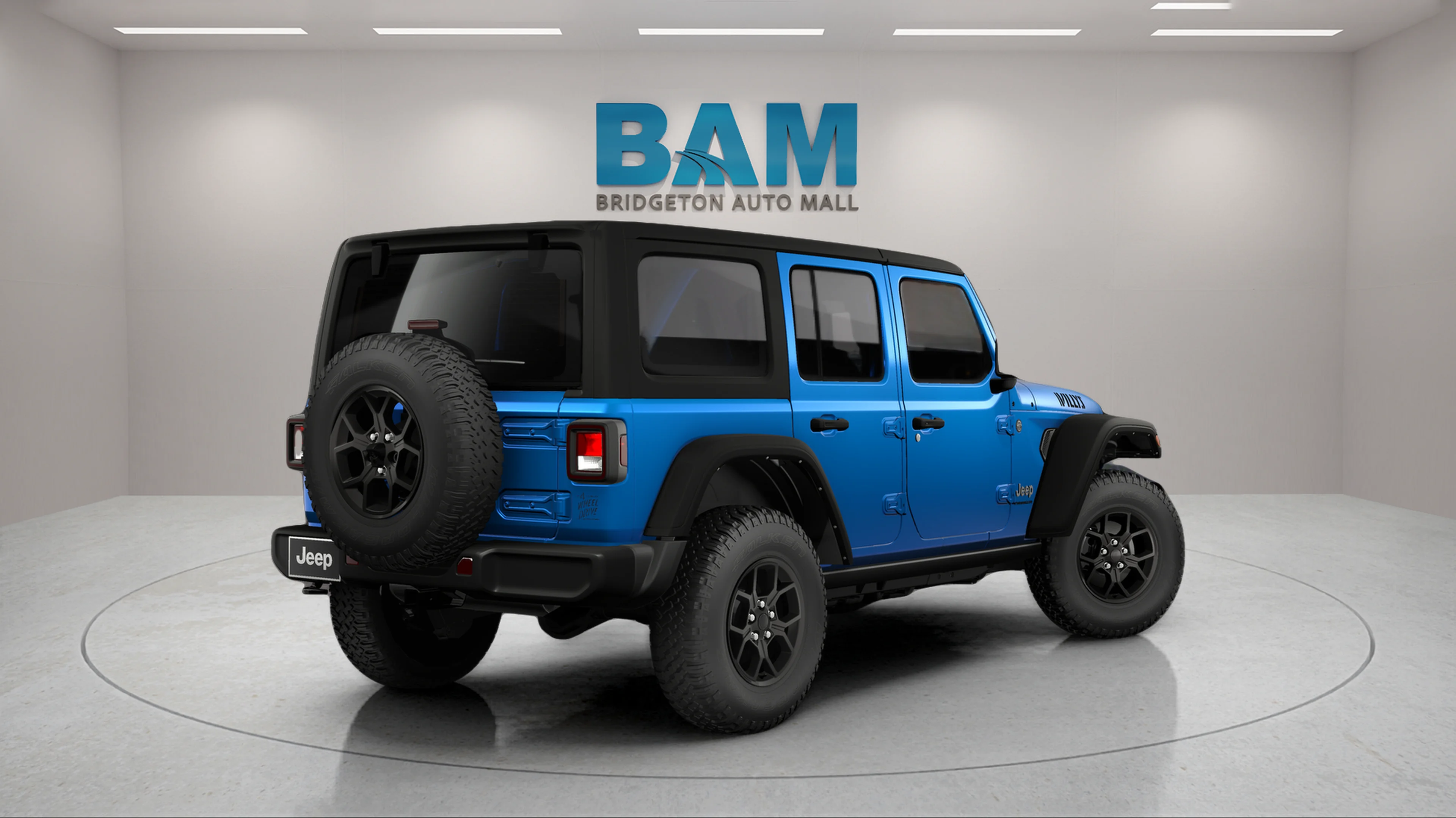 New 2026 Hydro Blue Pearl-Coat Exterior Paint Jeep Willys image 7