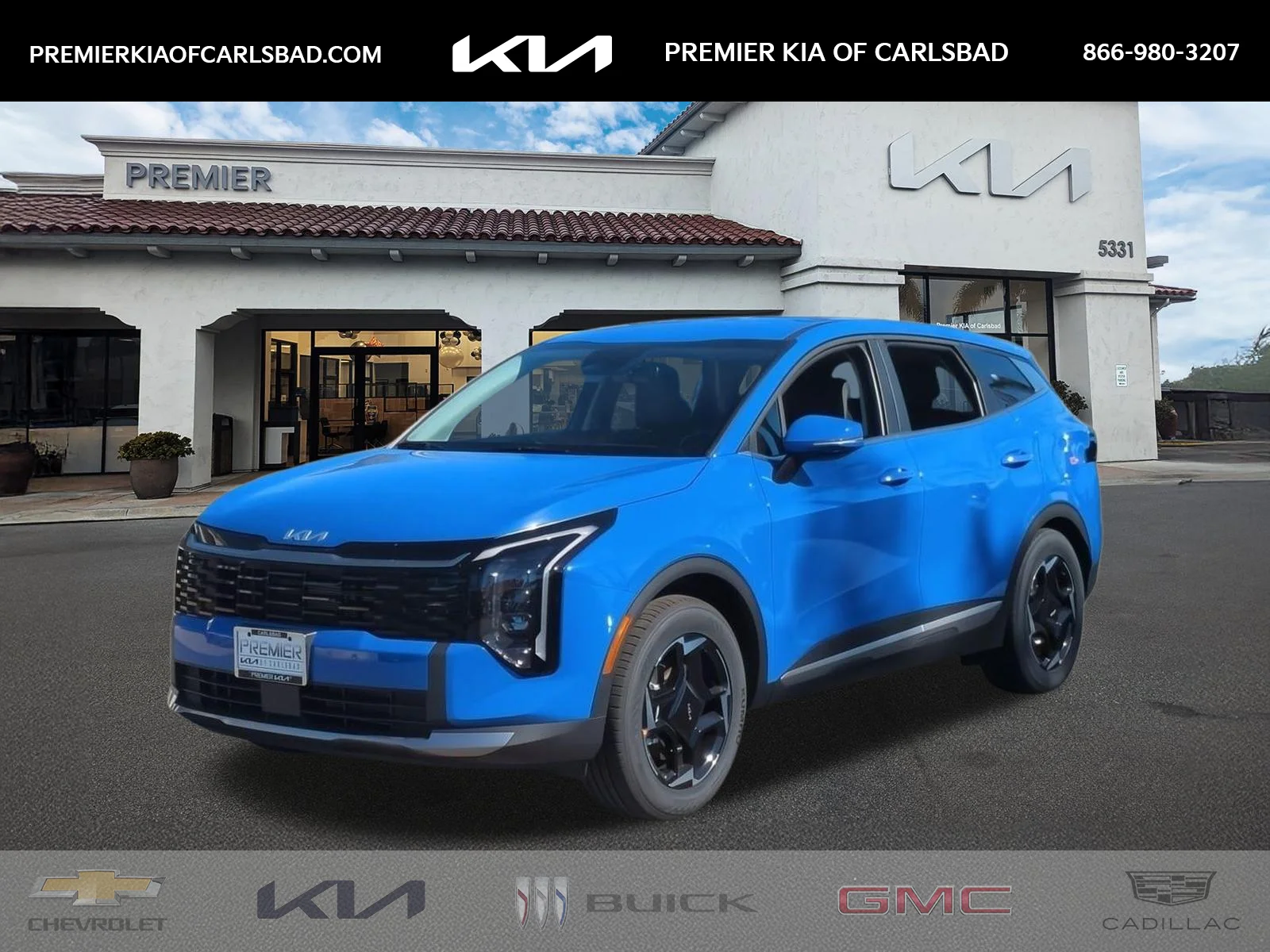 New 2026 Nebular Blue Kia EX image 1