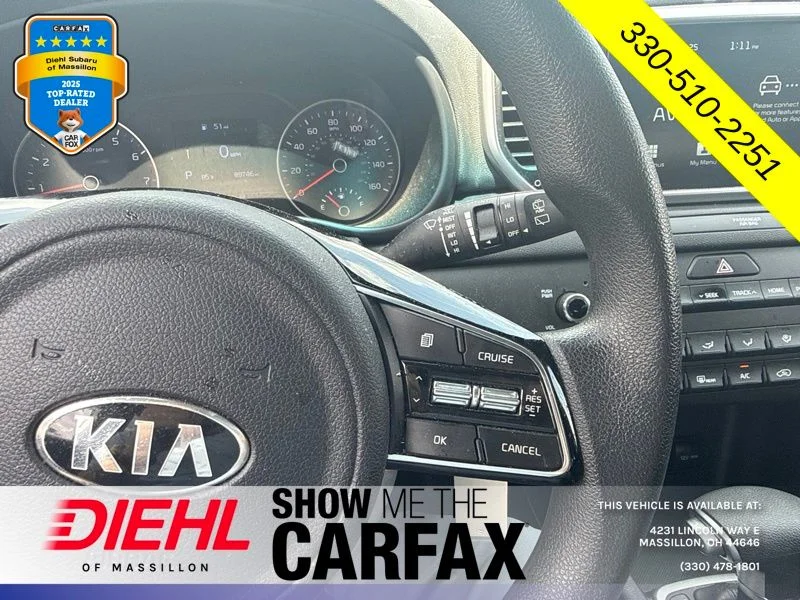 Used 2021 White Kia LX image 17