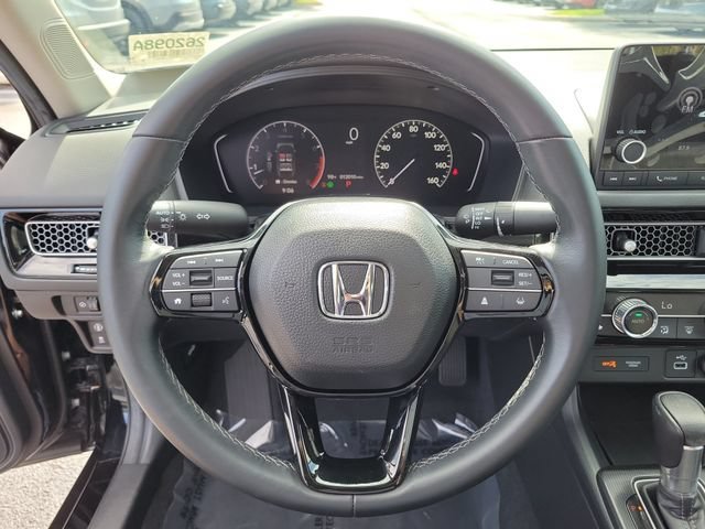 Certified Used 2024 Crystal Black Pearl Honda 1.5T 4D EX image 26