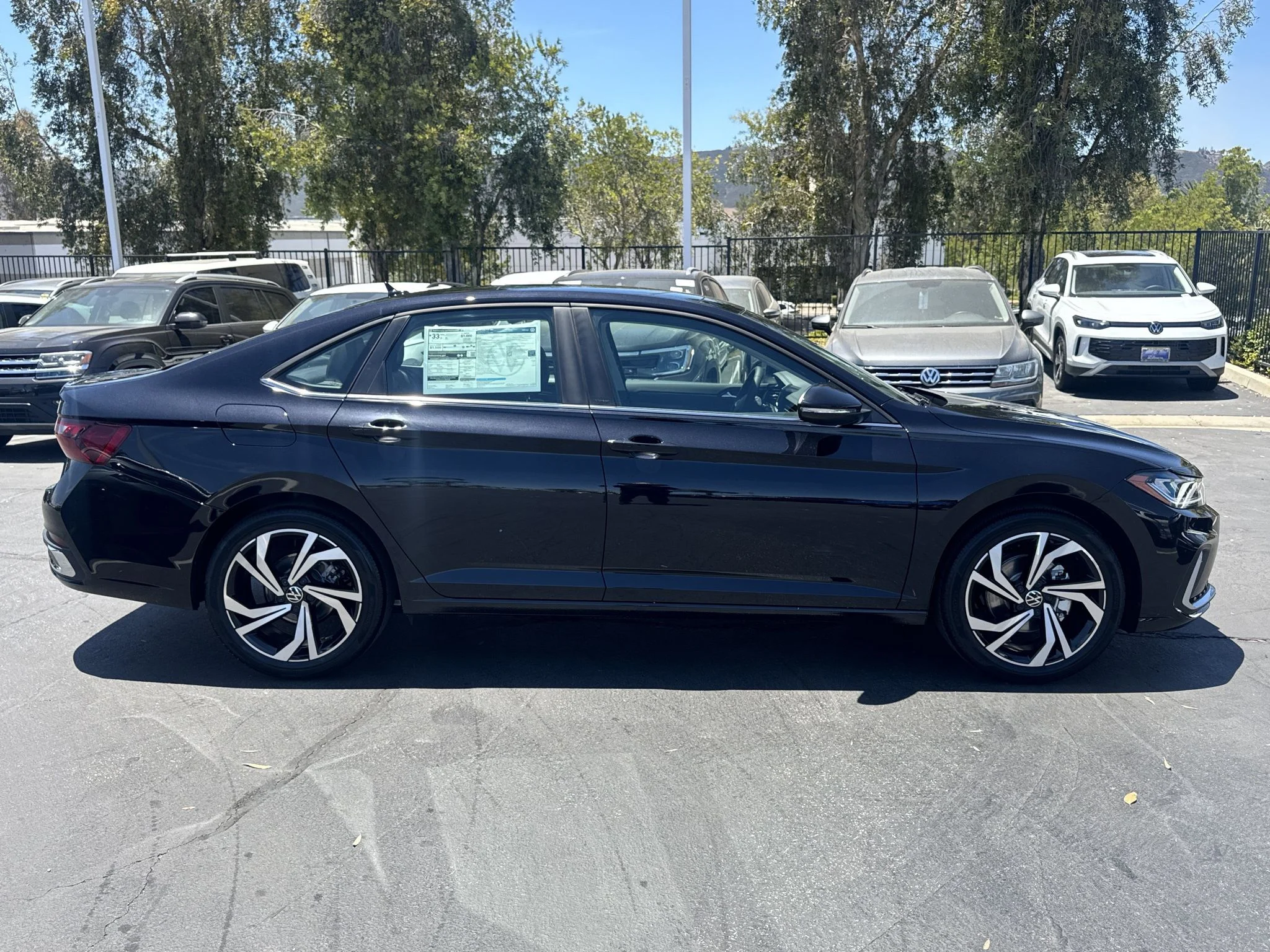 New 2026 Deep Black Pearl Volkswagen SEL image 8