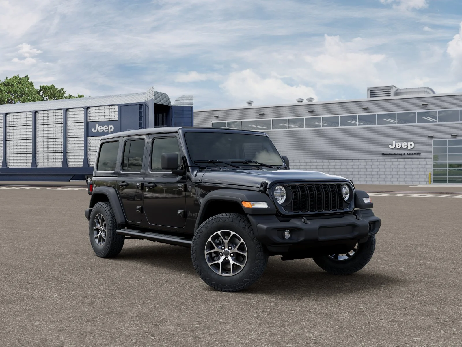 New 2026 Black Clear-Coat Exterior Paint Jeep Sport S image 3