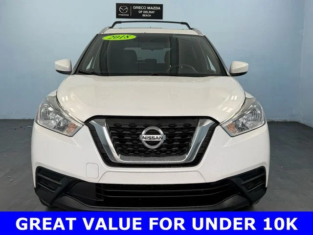Used 2018 Nissan Kicks SV with VIN 3N1CP5CU4JL508337 for sale in Delray Beach, FL