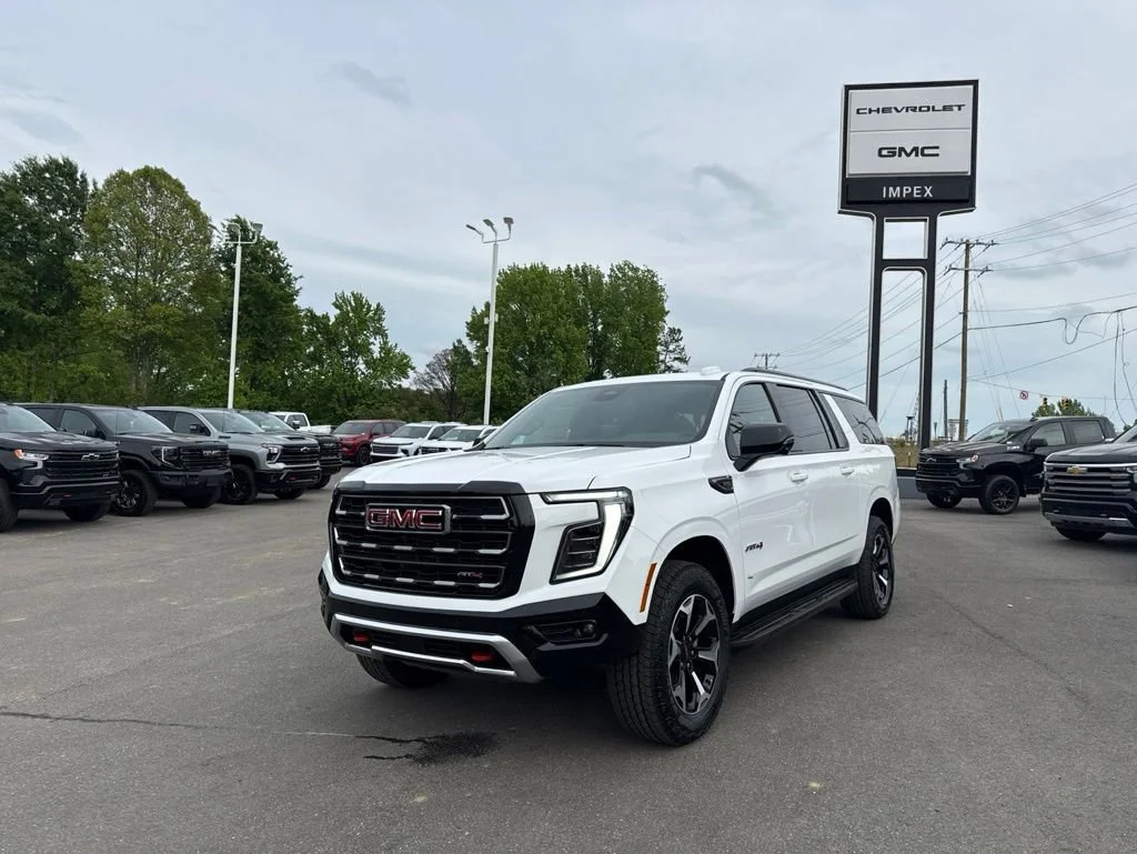 Summit White 2026 GMC Yukon XL AT4 4WD SUV / Crossover Four-Wheel Drive