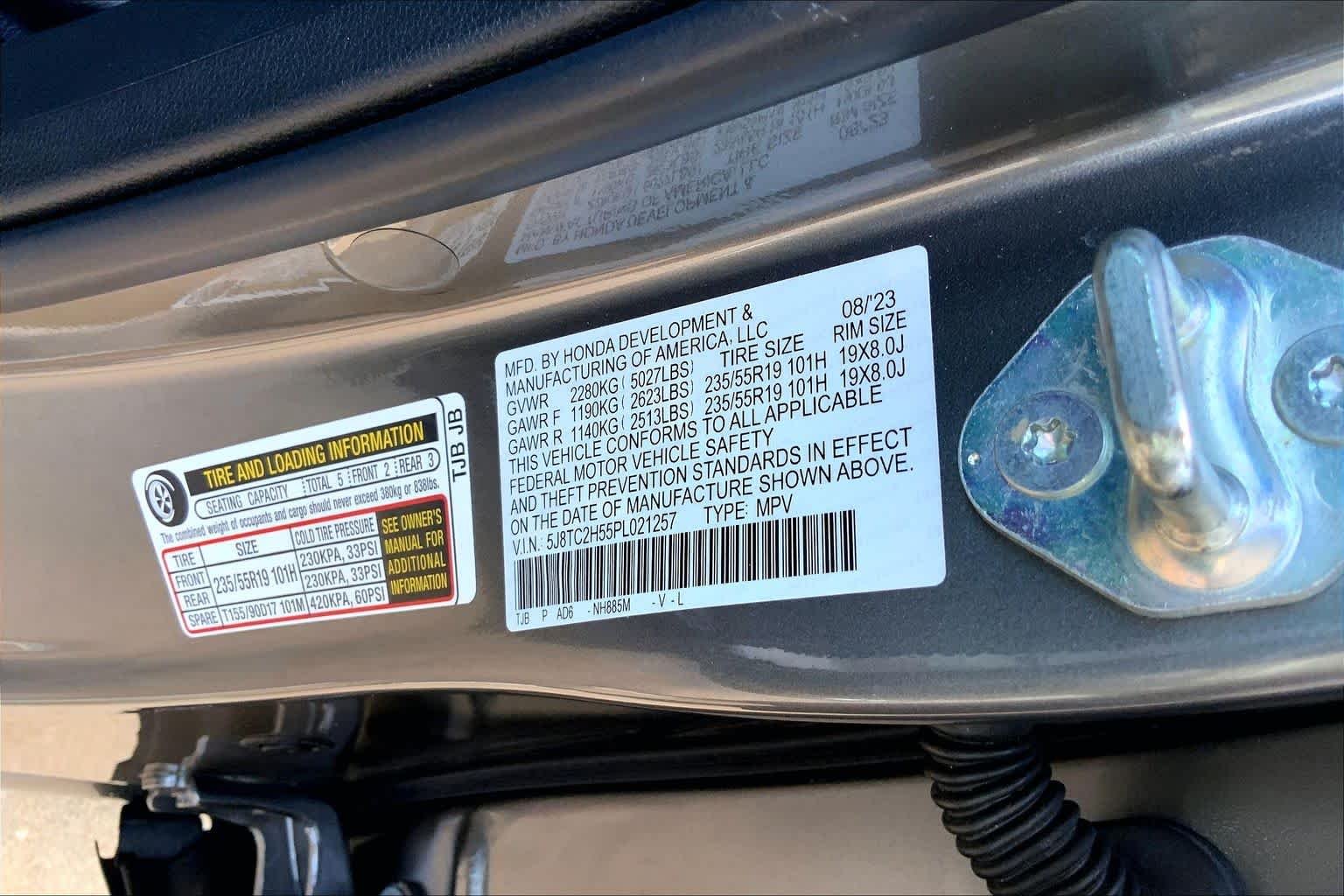 Used 2023 Liquid Carbon Metallic Acura w/Technology Package image 35