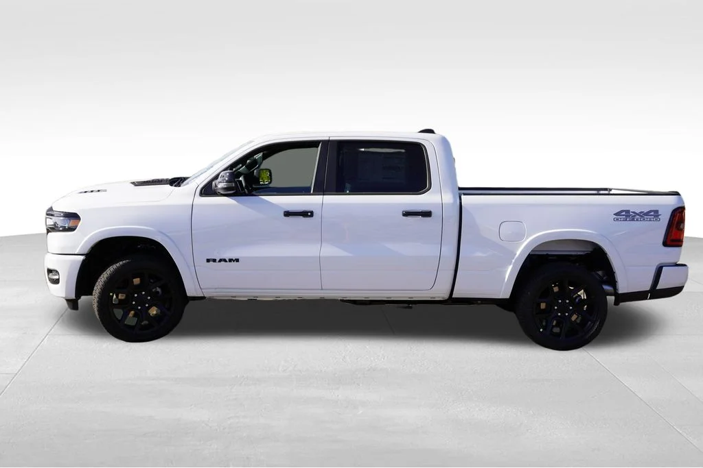 New 2026 Bright White Clear-Coat Exterior Paint RAM Laramie image 6