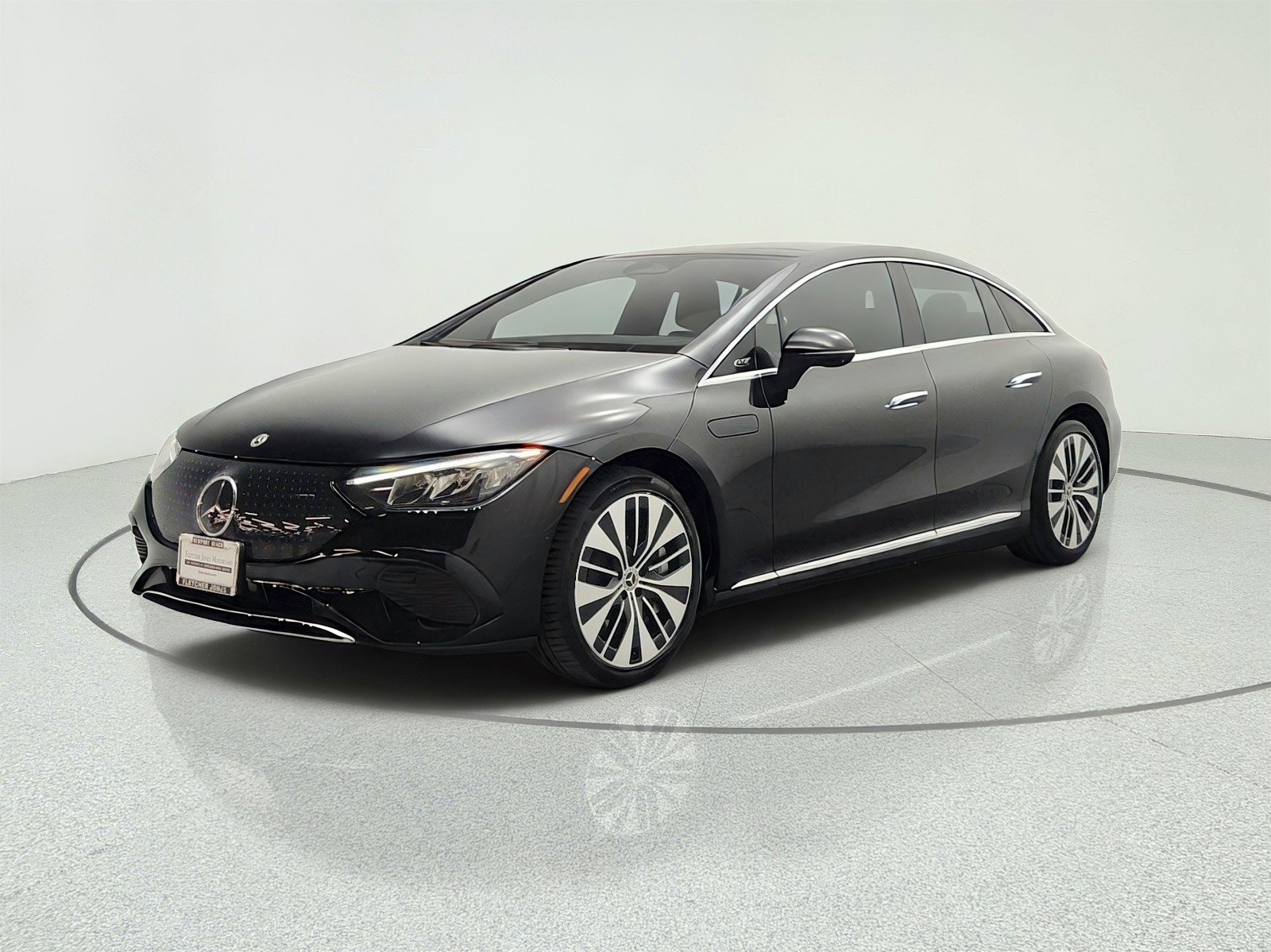 Used 2023 Obsidian Black Metallic Mercedes-Benz EQE 350 4MATIC®+ Sedan image 1