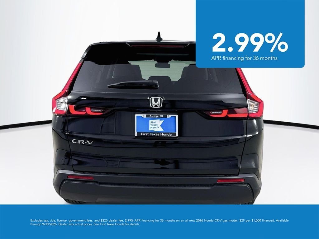 New 2026 Crystal Black Pearl Honda EX image 6