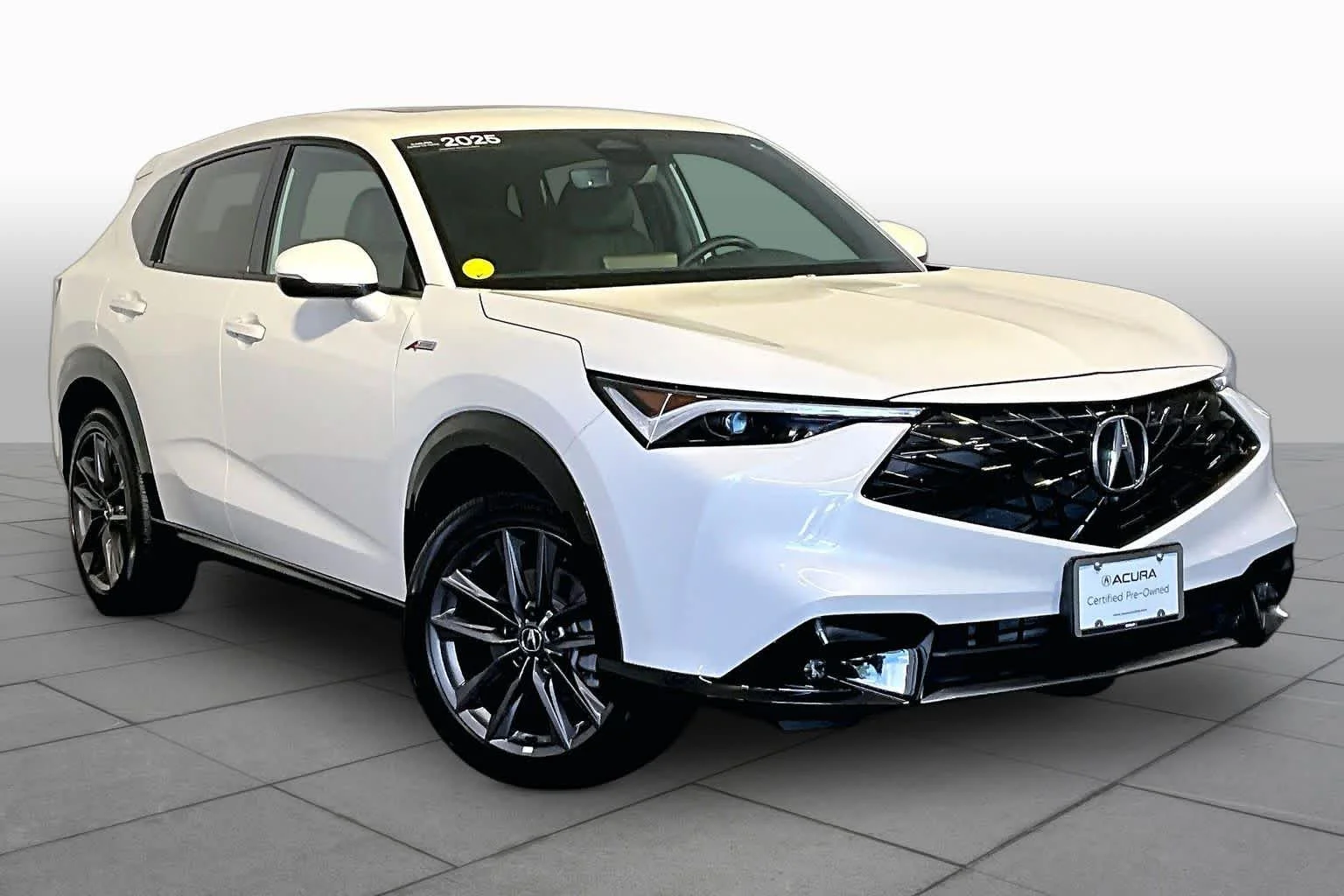 Certified Used 2025 Platinum White Pearl Acura With A-Spec Package image 3