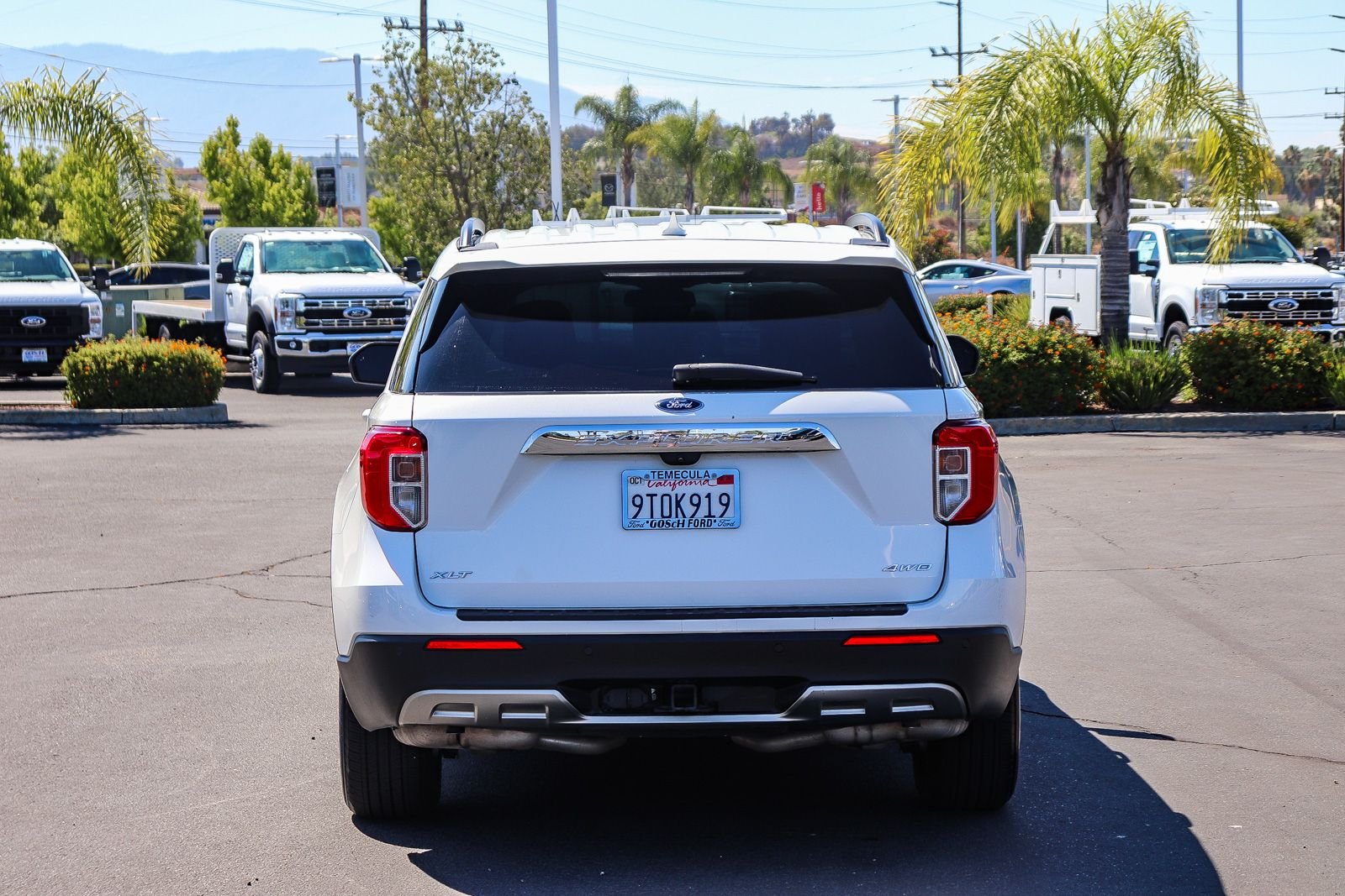 Certified Used 2021 White Metallic Ford XLT image 5
