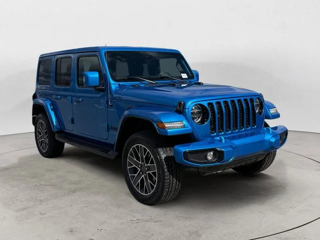 Used 2022 Blue Pearl Jeep Unlimited Sahara 4xe image 7