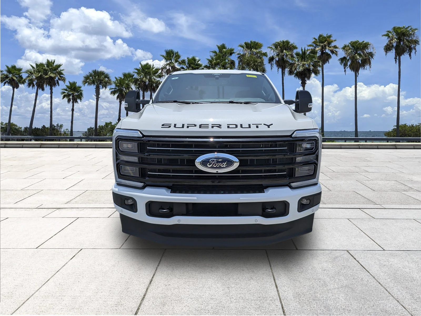 New 2026 Star White Metallic Tri-Coat Ford F-250® Platinum® image 2