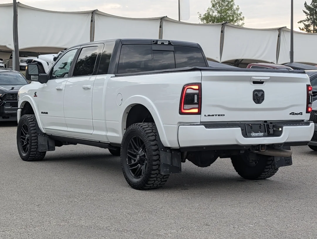 Certified Used 2024 White RAM Limited - Mega Cab - Cummins Turbo Diesel - Air Suspension - Leather - 12 Uconnect & More! image 6