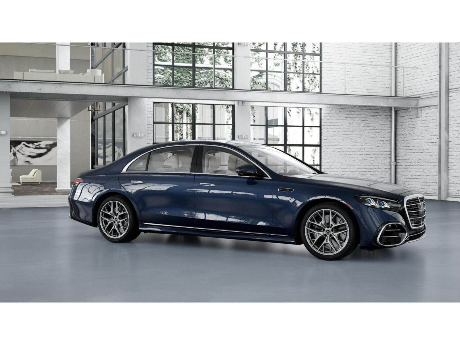 New 2027 Nautical Blue Metallic Mercedes-Benz S 580 4D Sedan 4MATIC® image 14