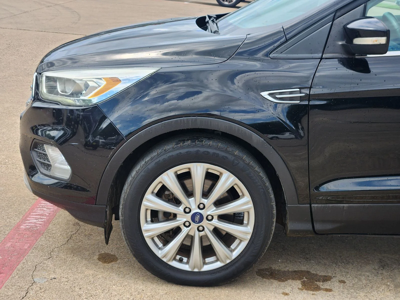 Used 2017 Black Ford Titanium image 8