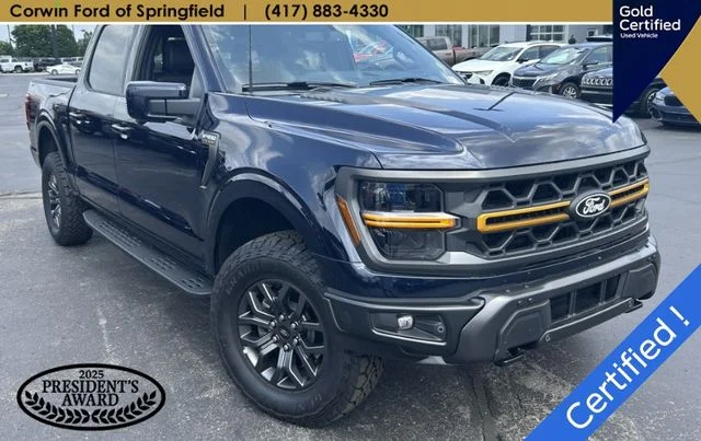 Used 2025 Antimatter Blue Metallic Ford Tremor image 4