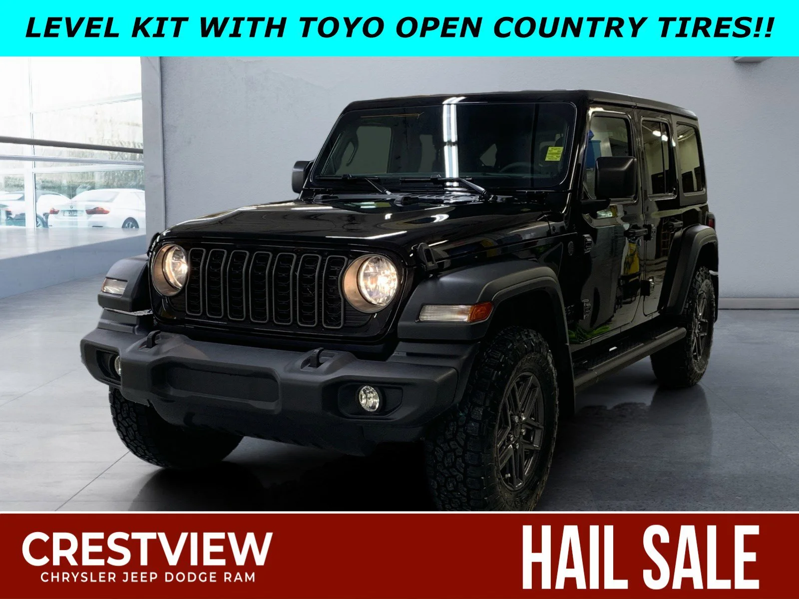 New 2026 Black Jeep Sport S image 1