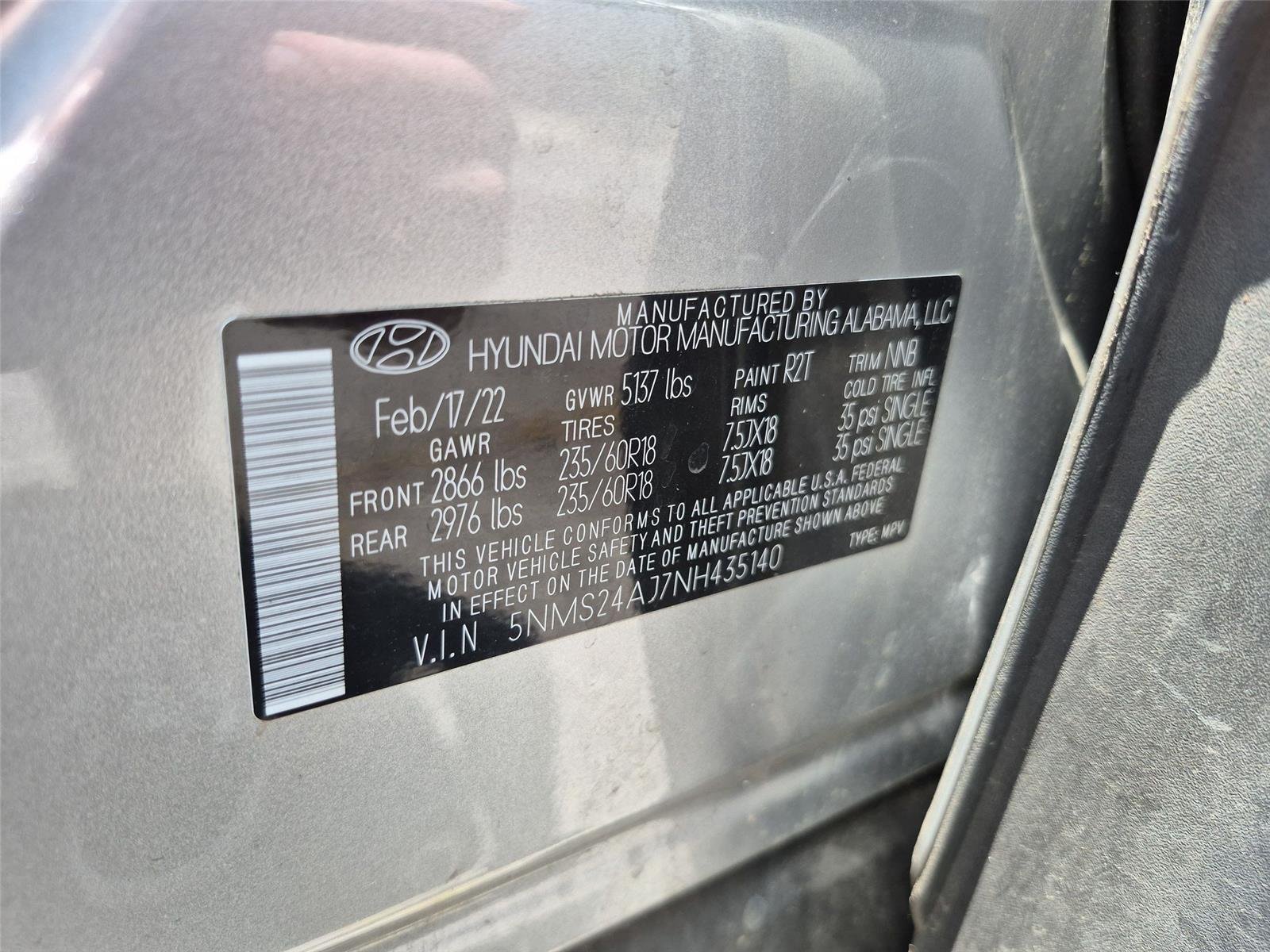 Used 2022 Shimmering Silver Hyundai SEL image 40