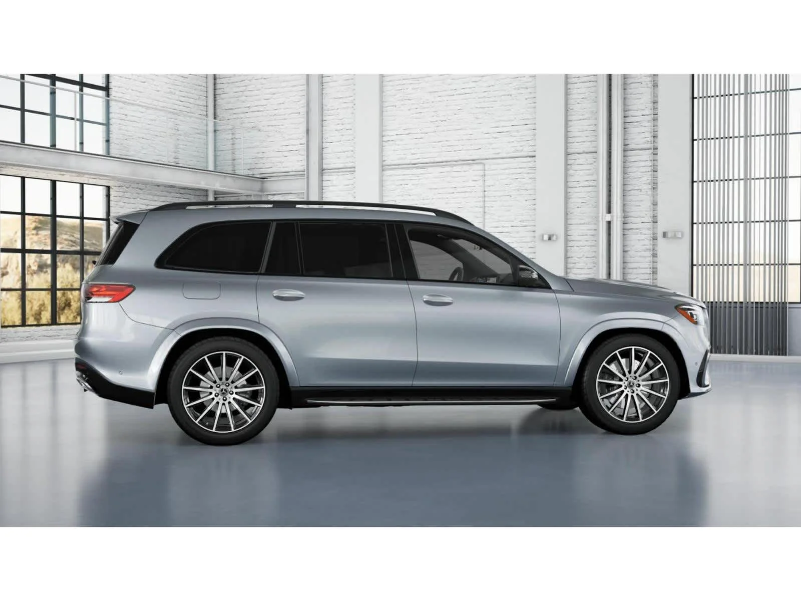 Used 2025 Cirrus Silver Metallic Mercedes-Benz GLS 580 image 16