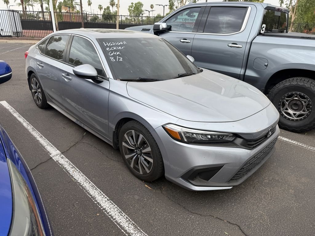 Certified Used 2022 Lunar Silver Metallic Honda EX image 2