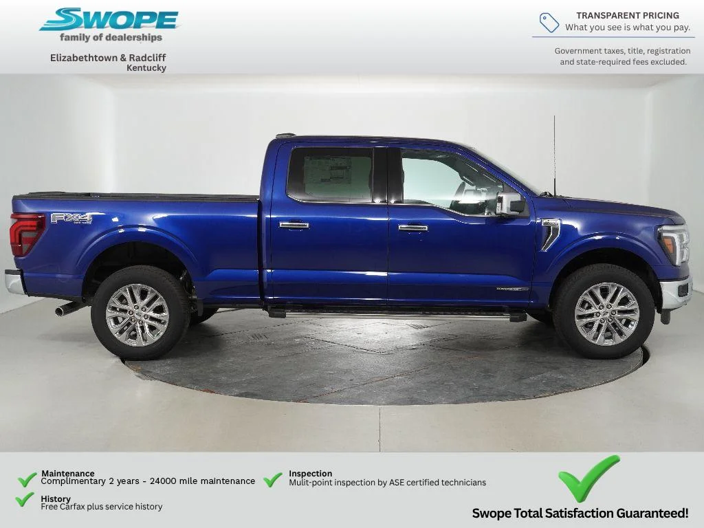 New 2026 ARGON BLUE METALLIC Ford LARIAT image 2