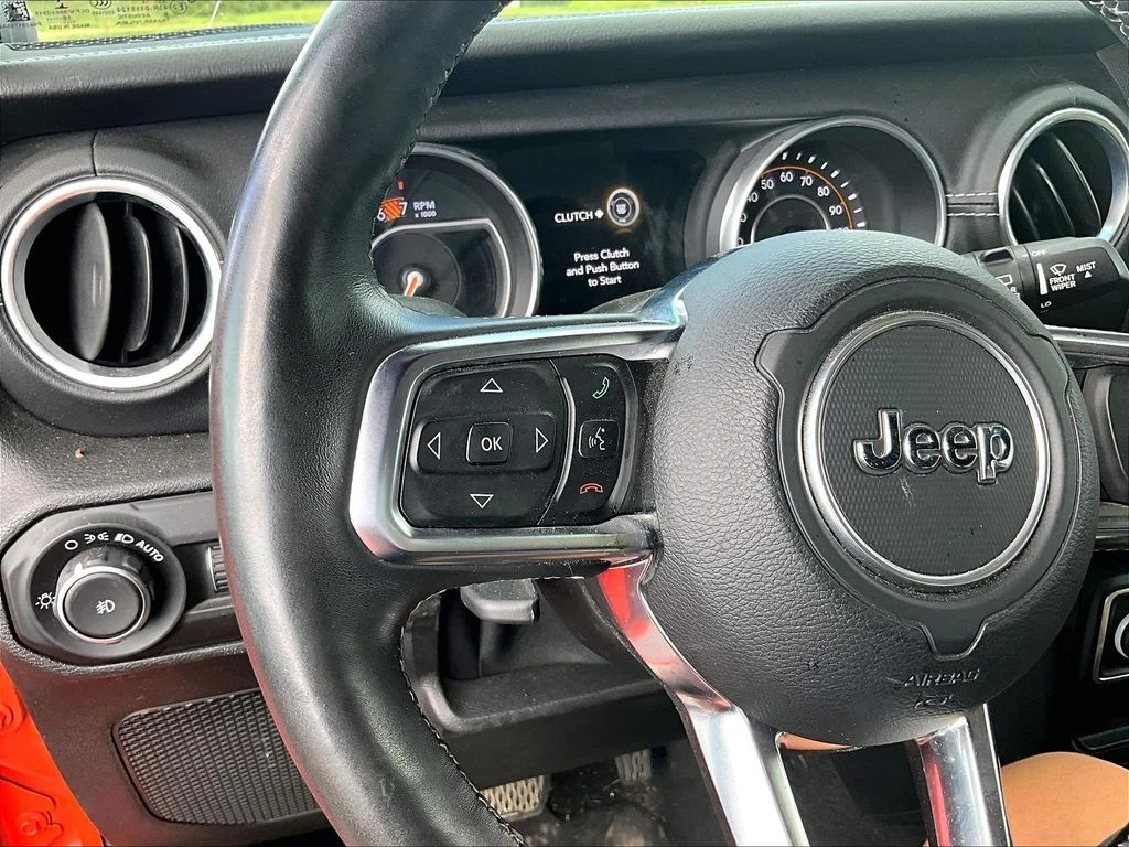 Used 2018 Orange Jeep Unlimited Sahara image 18