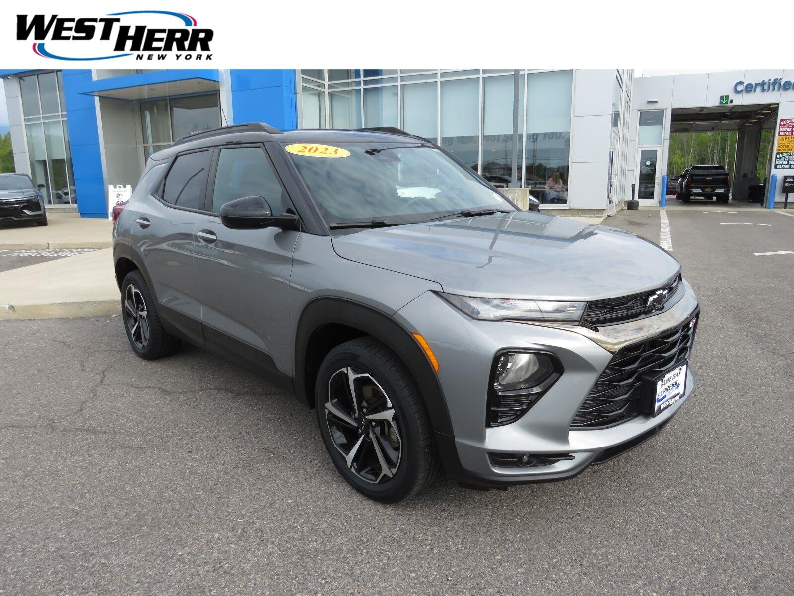 Used 2023 Sterling Gray Metallic Chevrolet RS image 1