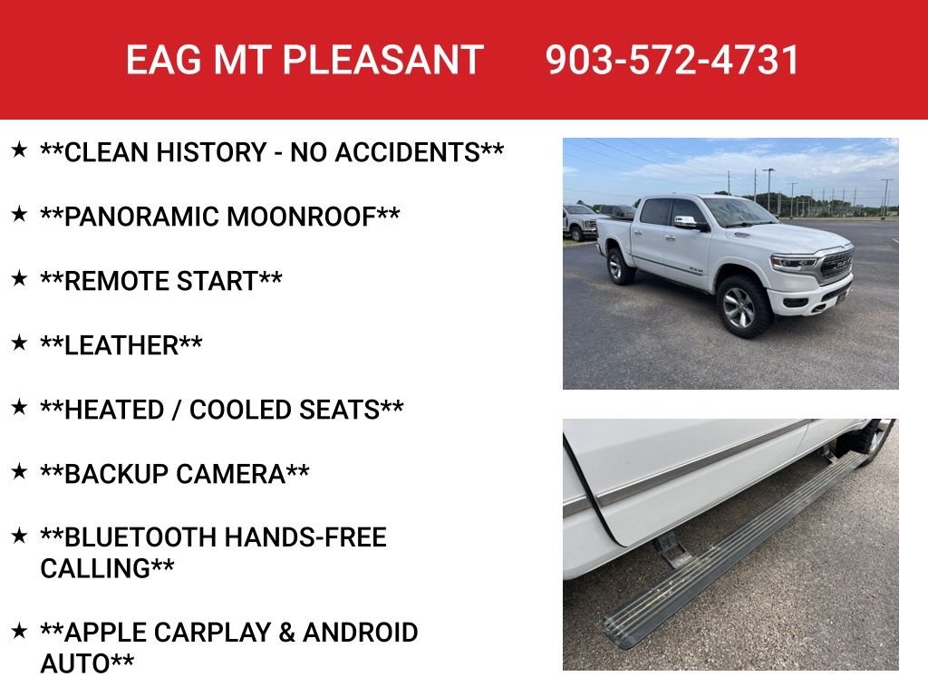Used 2019 Ivory White Ram Limited image 4