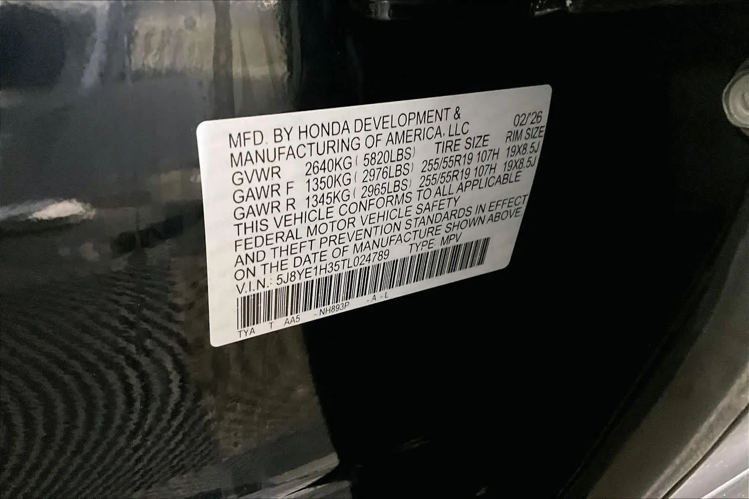 New 2026 Majestic Black Pearl Acura BASE image 13