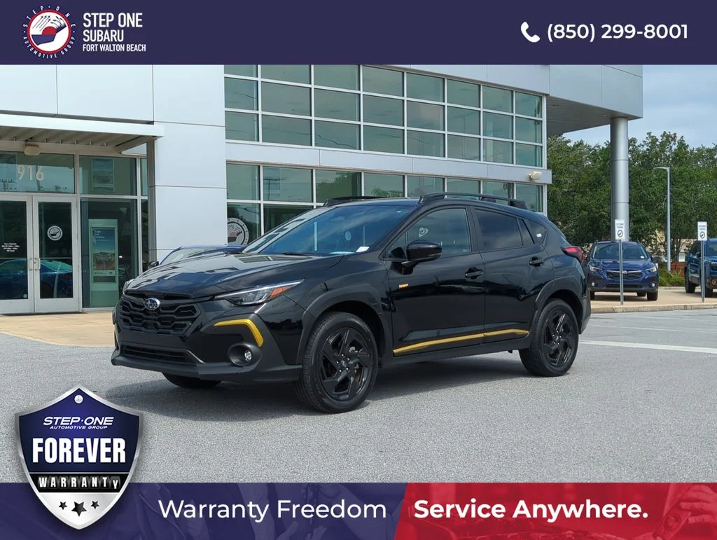 Certified Used 2024 Black Subaru Sport image 1
